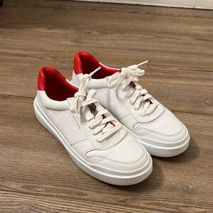 Cole Haan Women's Sneakers in White and Red